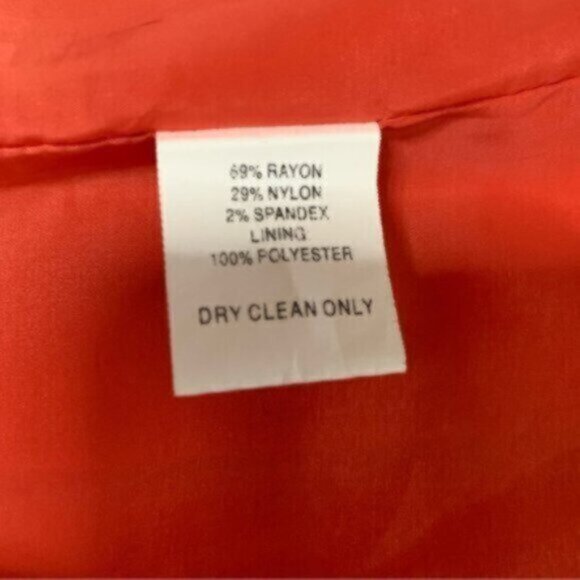 NWOT Trina Turk Orange Sleeveless Belted Sheath Dress - Picture 10 of 11